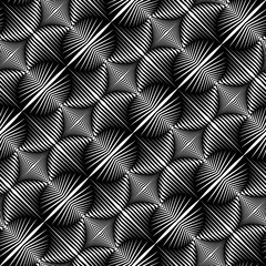 Design seamless monochrome pattern