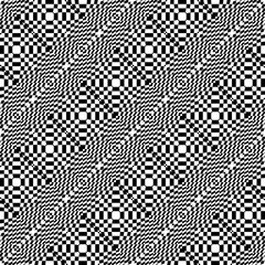 Design seamless monochrome checkered pattern