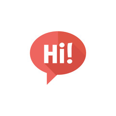 Flat icon - Chatting