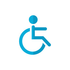 Flat icon - Disabled access