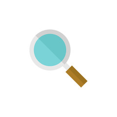 Flat icon - Magnifier