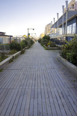 Cattolica (Emilia Romagna): city in winter. Color image