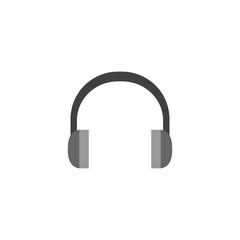 Flat icon - Headset Audio