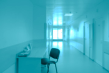 Hospital corridor.