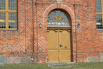 Fototapeta na wymiar Dorfkirche Kirche Kittendorf (13. Jh., Mecklenburg-Vorpommern)