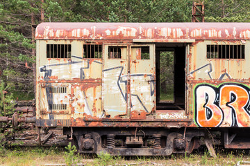 Old train car
