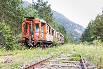 Old train car