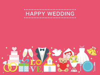 ウェディング　グリーティングカード