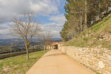 The town of Culla in Castellón, Valencia