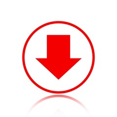 download icon stock vector illustration flat design