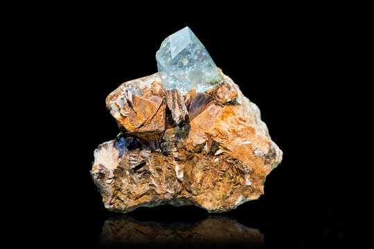 Drusa Blue Topaz, Lenidolite, Muscovite, Microcline