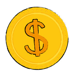 coin money isolated icon