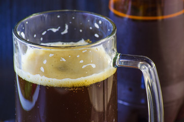 Beer and sunflower seeds