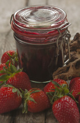 confiture de fraises