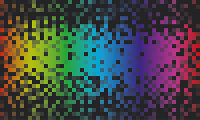 Abstract background with color squares