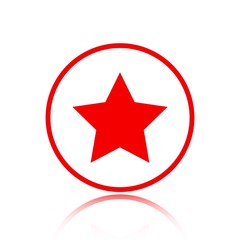 star icon stock vector illustration flat design