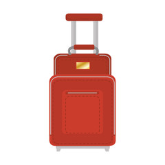 suitcase travel isolated icon