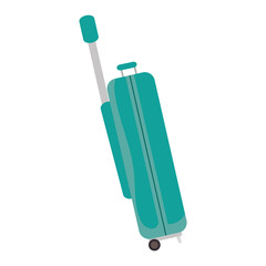 suitcase travel isolated icon