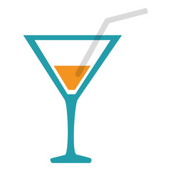 cocktail cup isolated icon