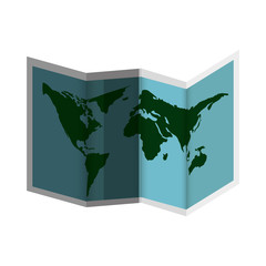 paper map guide icon
