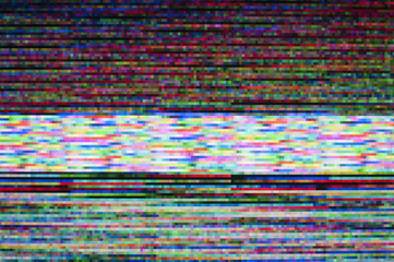 Digitale Stoerung / Abstrakter Hintergrund einer digitalen Stoerung.