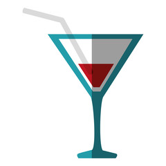 cocktail cup isolated icon
