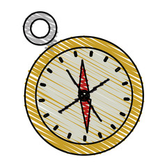 compass guide isolated icon