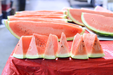 The big size watermelon in Myanmar.