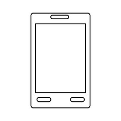 smartphone device isolated icon vector illustration design