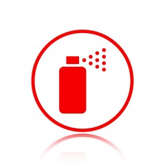 spray icon stock vector illustration flat design