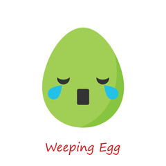 Banner Egg Emotions. Vector illustration.