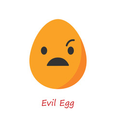 Banner Egg Emotions. Vector illustration.