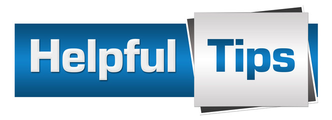 Helpful Tips Blue Grey Horizontal 