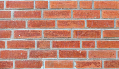 Red brick wall background