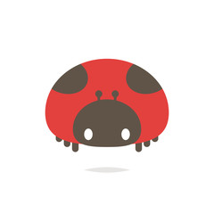 Obraz premium Cute ladybug vector