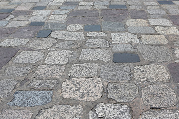 Old Paving Stones walkway texture
