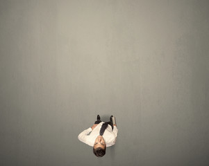 Businessman making a decision