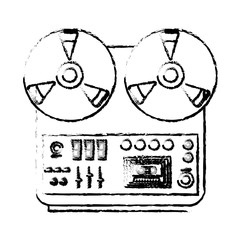 musical recorder console icon vector illustration design