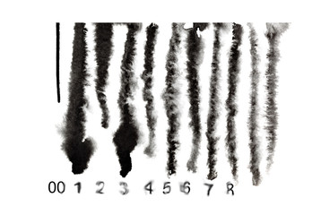 Melted down barcode