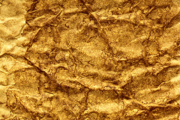 Coffee crumpled paper texture