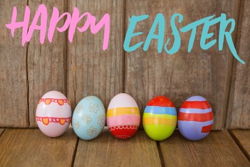 Composite image of easter greeting