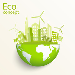 Environmentally friendly world.