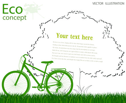 Fototapeta Environmentally friendly world.