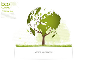 Obraz premium The concept of ecology.