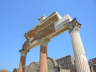 Pompei is the home of the ancient Roman ruins part of the UNESCO World Heritage Sites. It is located near Naples, Campania region, Italy.