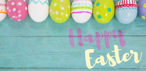 Composite image of easter greeting