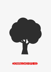 Tree icon, Vector