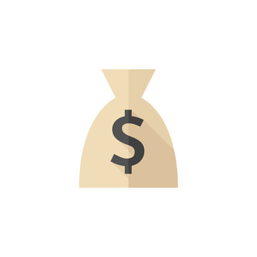 Flat icon - Money sack