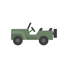 Flat icon - Military vehicle