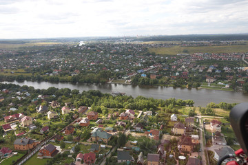 Country house, top view